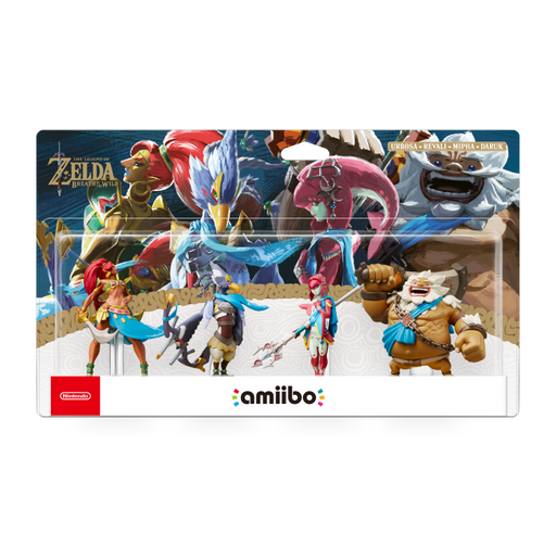 Urbosa, Revali, Mipha, Daruk amiibo Set (The Legend of Zelda Collection)