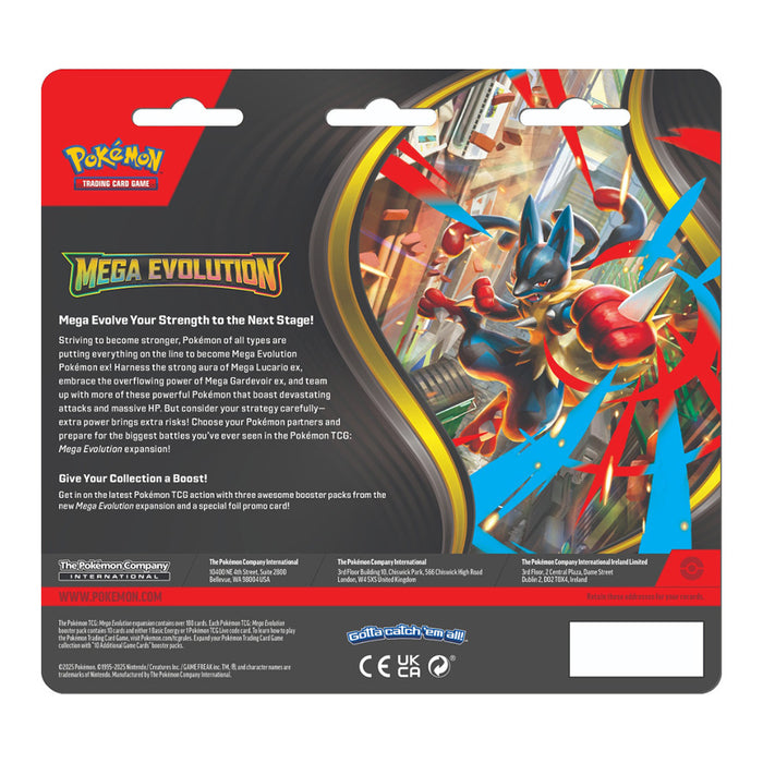 Pokémon TCG: Mega Evolution - 3-Pack Blister