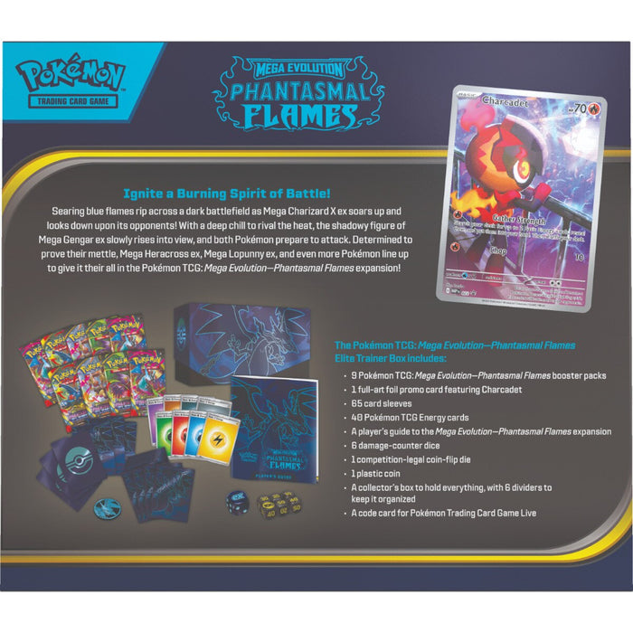 Pokémon TCG: Mega Evolution—Phantasmal Flames - Elite Trainer Box