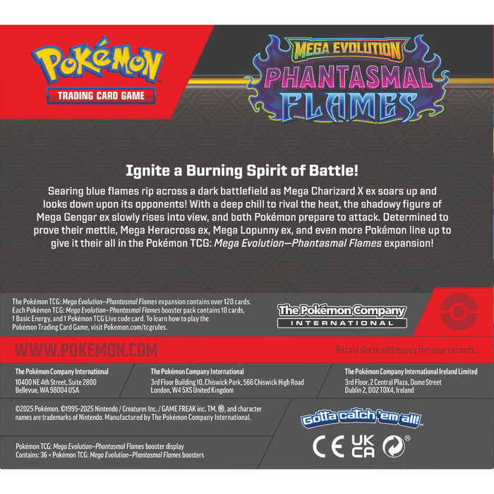 Pokémon TCG: Mega Evolution—Phantasmal Flames - Booster