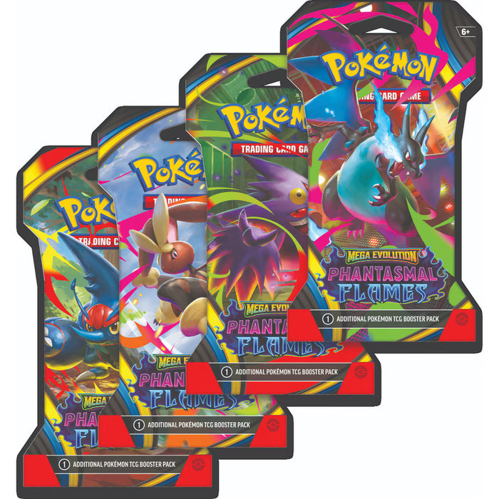 Pokémon TCG: Mega Evolution—Phantasmal Flames - Sleeved Booster