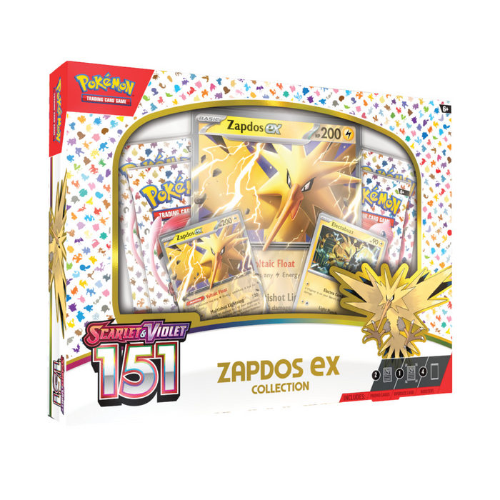 Pokémon: Scarlet & Violet - 151 - Zapdos EX Box