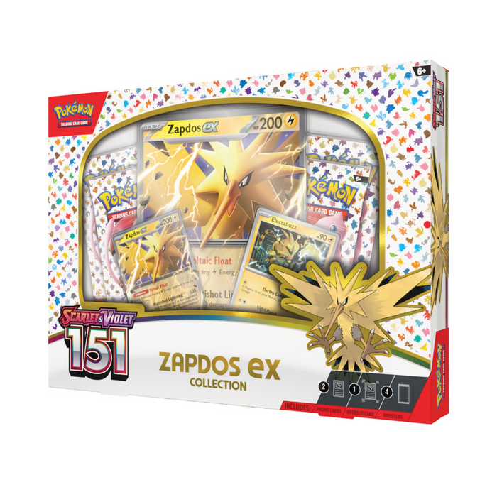 Pokémon: Scarlet & Violet - 151 - Zapdos EX Box