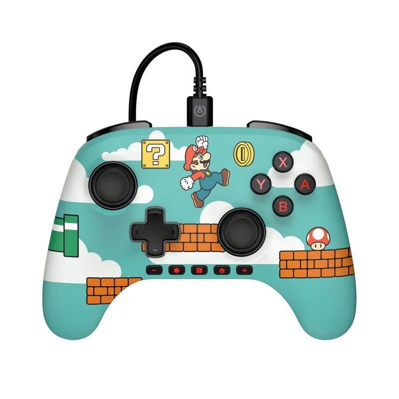 Game controller with Mario-themed design 