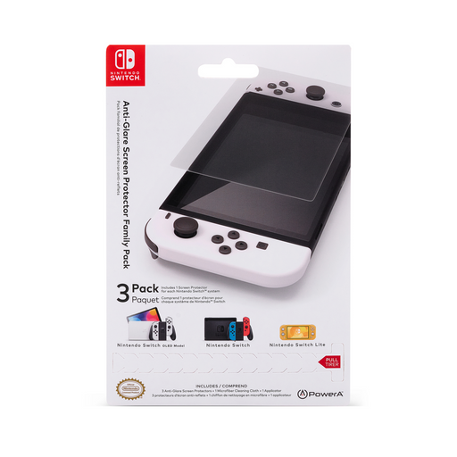 Anti-glare Screen Protection Family Pack for Nintendo Switch