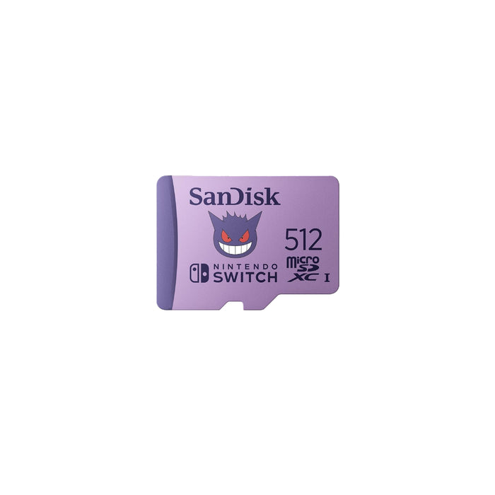 SanDisk Pokémon microSD Card 512GB - Gengar