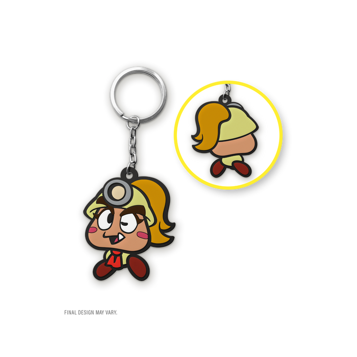 Paper Mario the thousand year door goombella keyring pre-order incentive