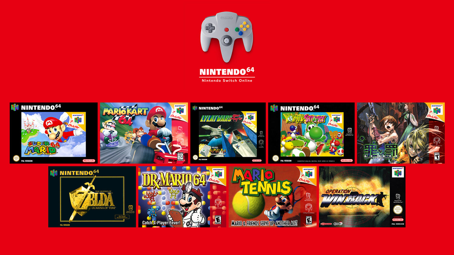 Play classic Nintendo 64 games
