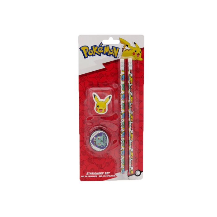 Pokémon - 4 Piece Stationery Set