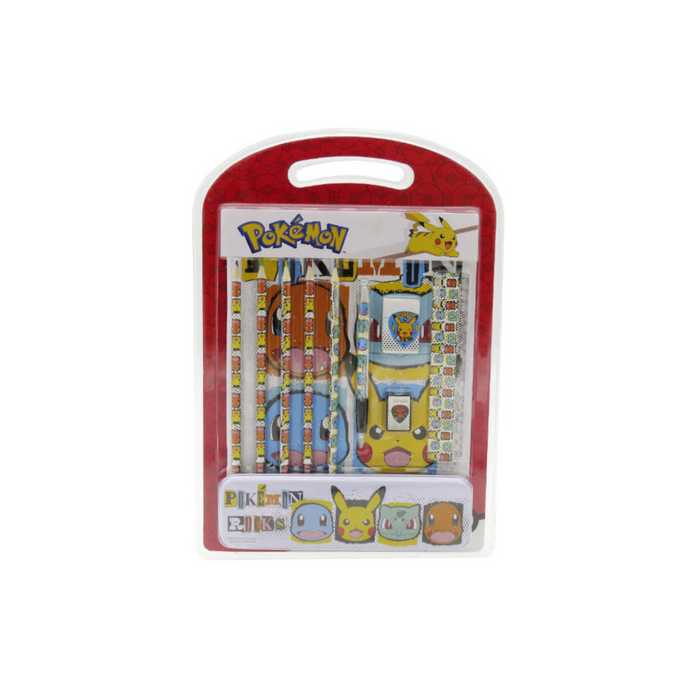 Pokémon - Stationery Set with Metal Pencil Case