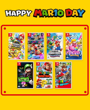 SAVE 20% off all Mario products this #MAR1ODAY!