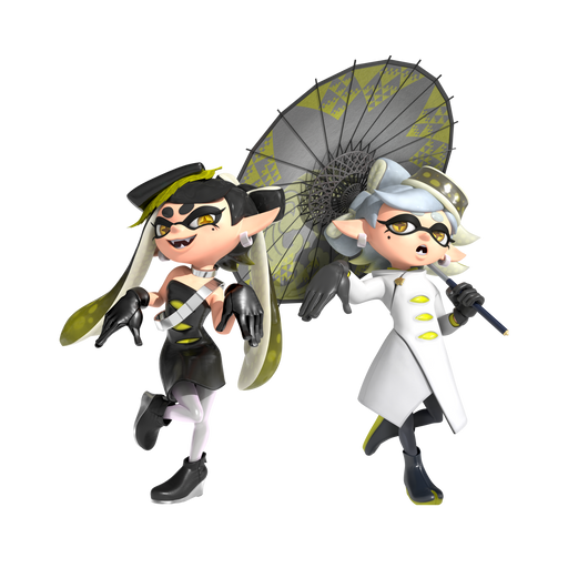 New amiibo Alterna Set (Callie & Marie) amiibo (Splatoon Collection) out of box shot