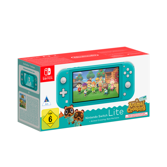 Nintendo Switch Lite (Turquoise) + Animal Crossing: New Horizons bundle