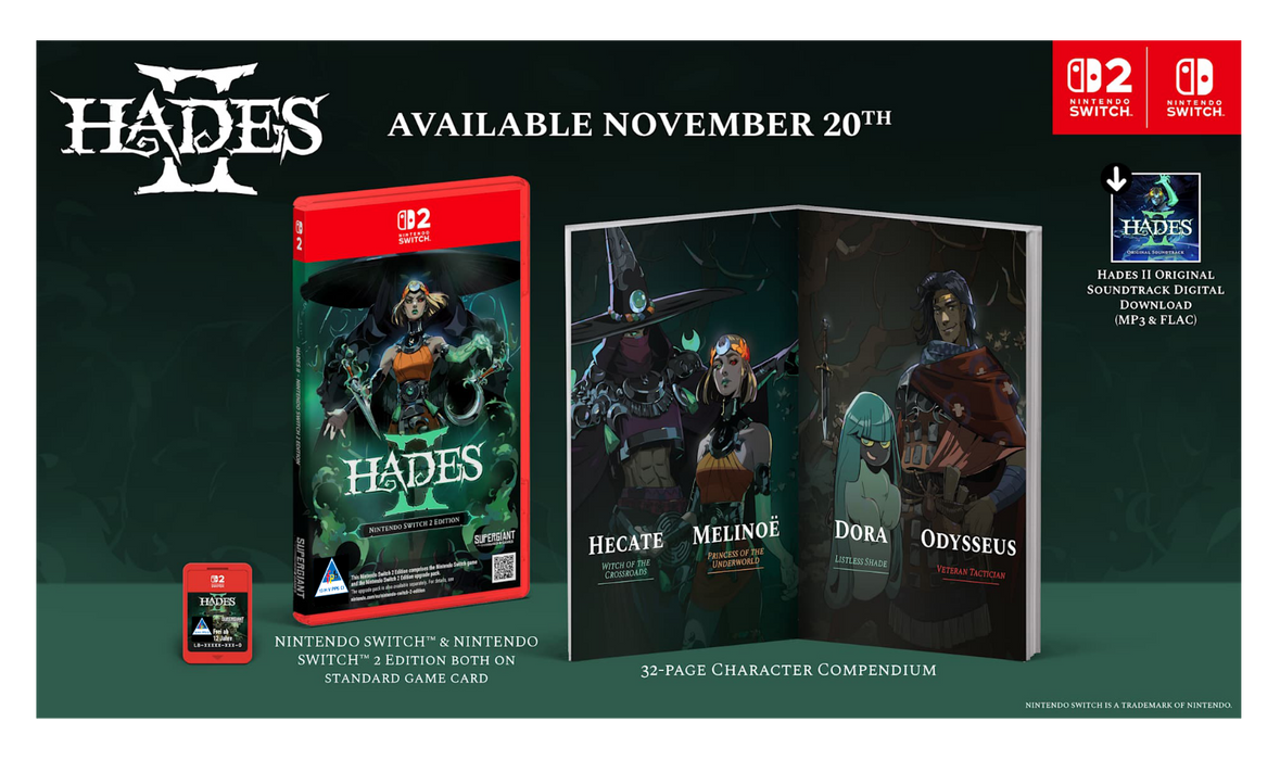 Hades ll Collector's Edition– Nintendo Switch 2 Edition