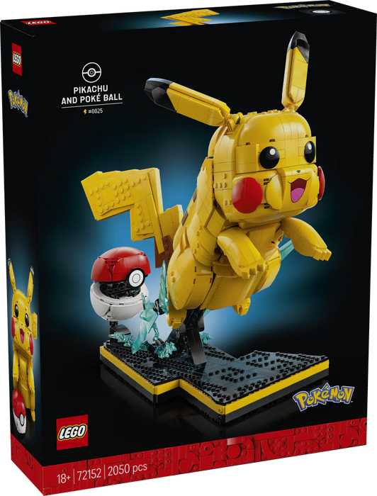 LEGO® Pokémon™ Pikachu and Poké Ball