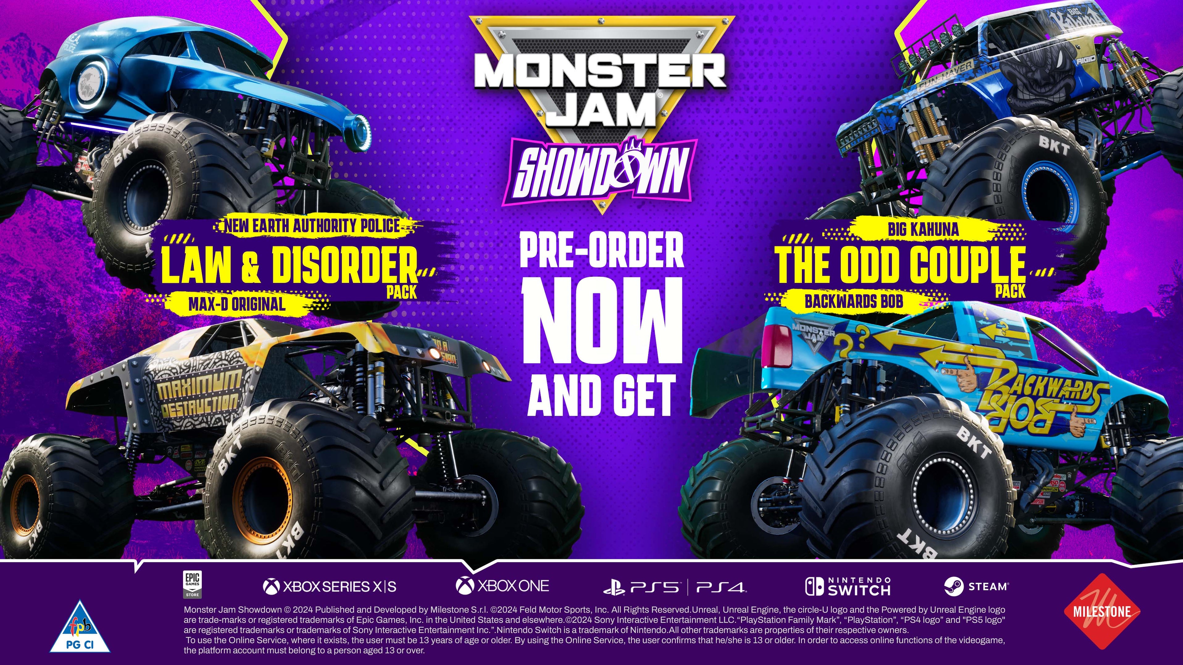 Monster Jam Showdown|Nintendo Distributor SA — Nintendo Online Store