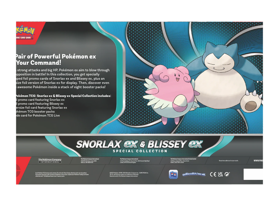 blissey ex pokemon card Pokémon TCG: Snorlax ex & Blissey ex Special Collection — Nintendo Online Store South Africa