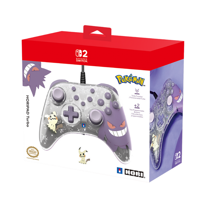 HORIPAD for Switch 2 (Gengar & Mimikyu)