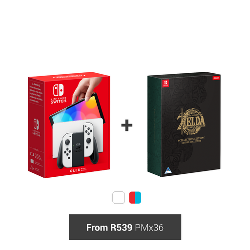 Vodacom Nintendo Switch - OLED Model & The Legend of Zelda: Tears of the Kingdom Collection Bundle Deal (36 Months)