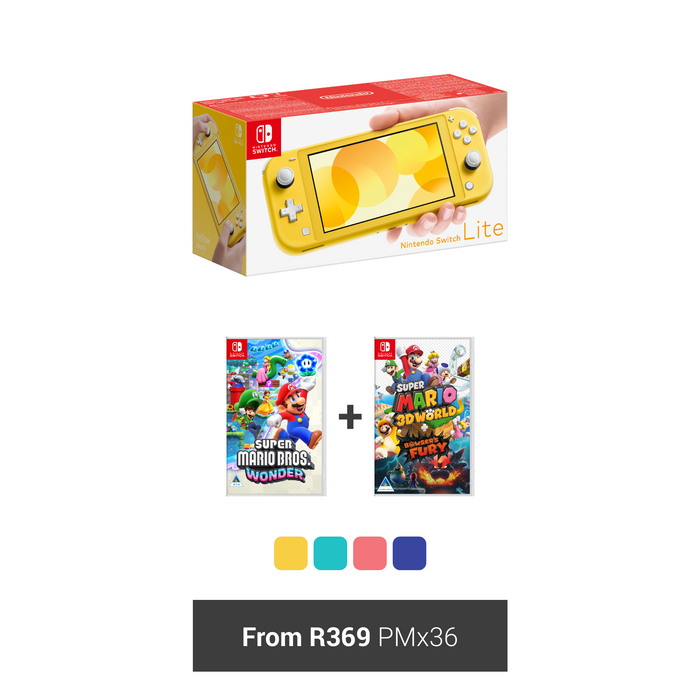 Vodacom Nintendo Switch Lite & Super Mario Bundle (36 months)