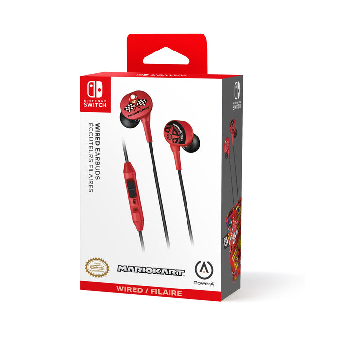 Nintendo Switch Earbuds Mario Kart Motors packshot
