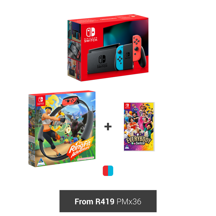 Vodacom Nintendo Switch Get Moving Bundle Deal (36 Months)