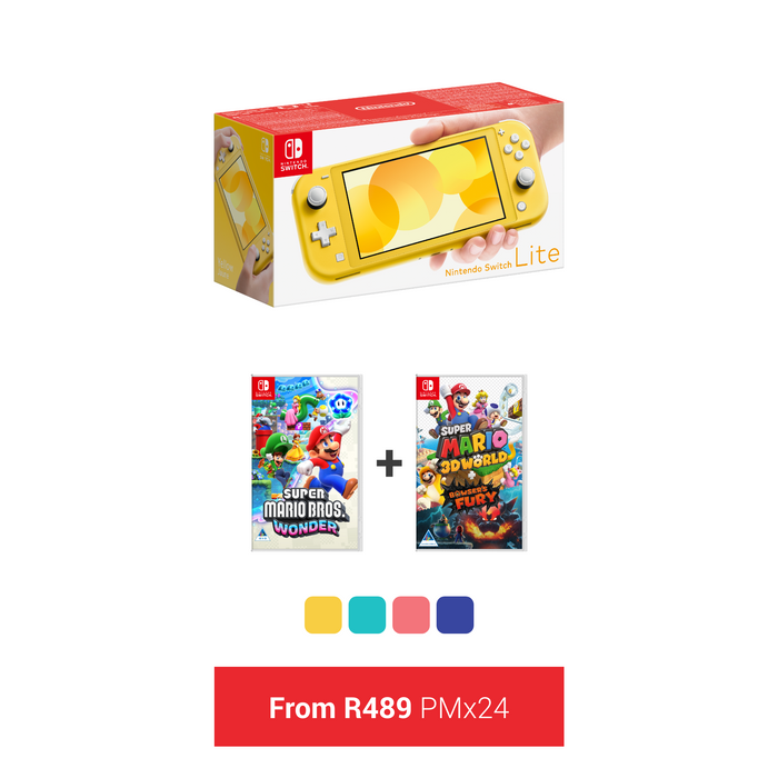 Vodacom Nintendo Switch Lite & Super Mario Bundle (24 months)