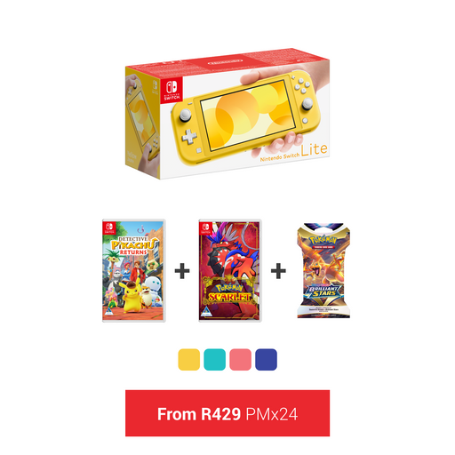 Vodacom Nintendo Switch Lite Pokémon Bundle Deal (24 Months)