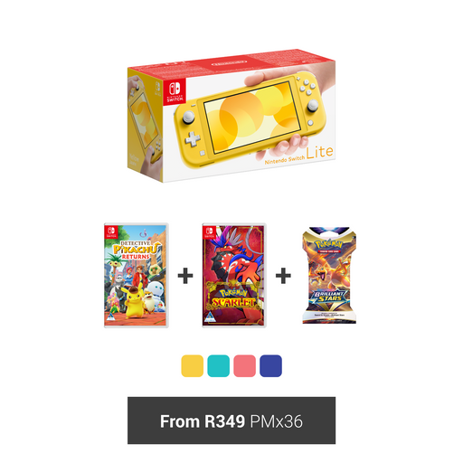 Vodacom Nintendo Switch Lite Pokémon Bundle Deal (36 Months)