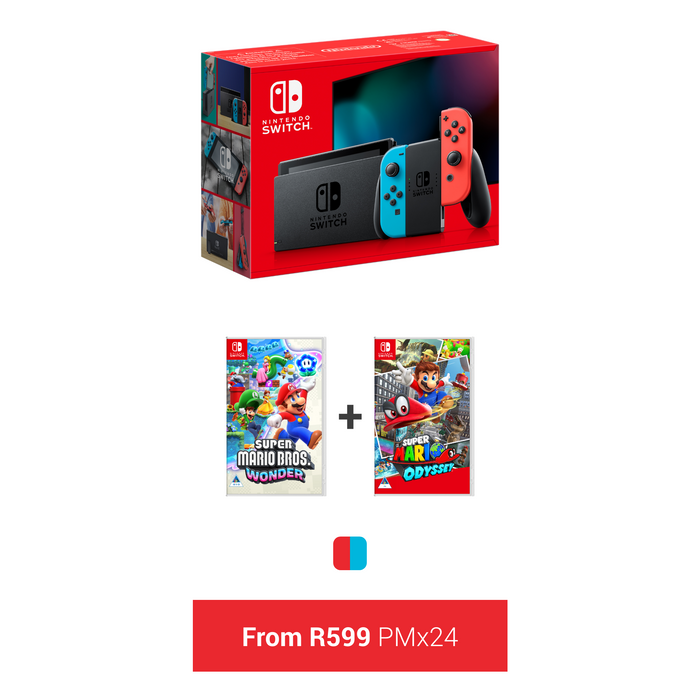 Vodacom Nintendo Switch & Super Mario Bundle Deal (24 Months)