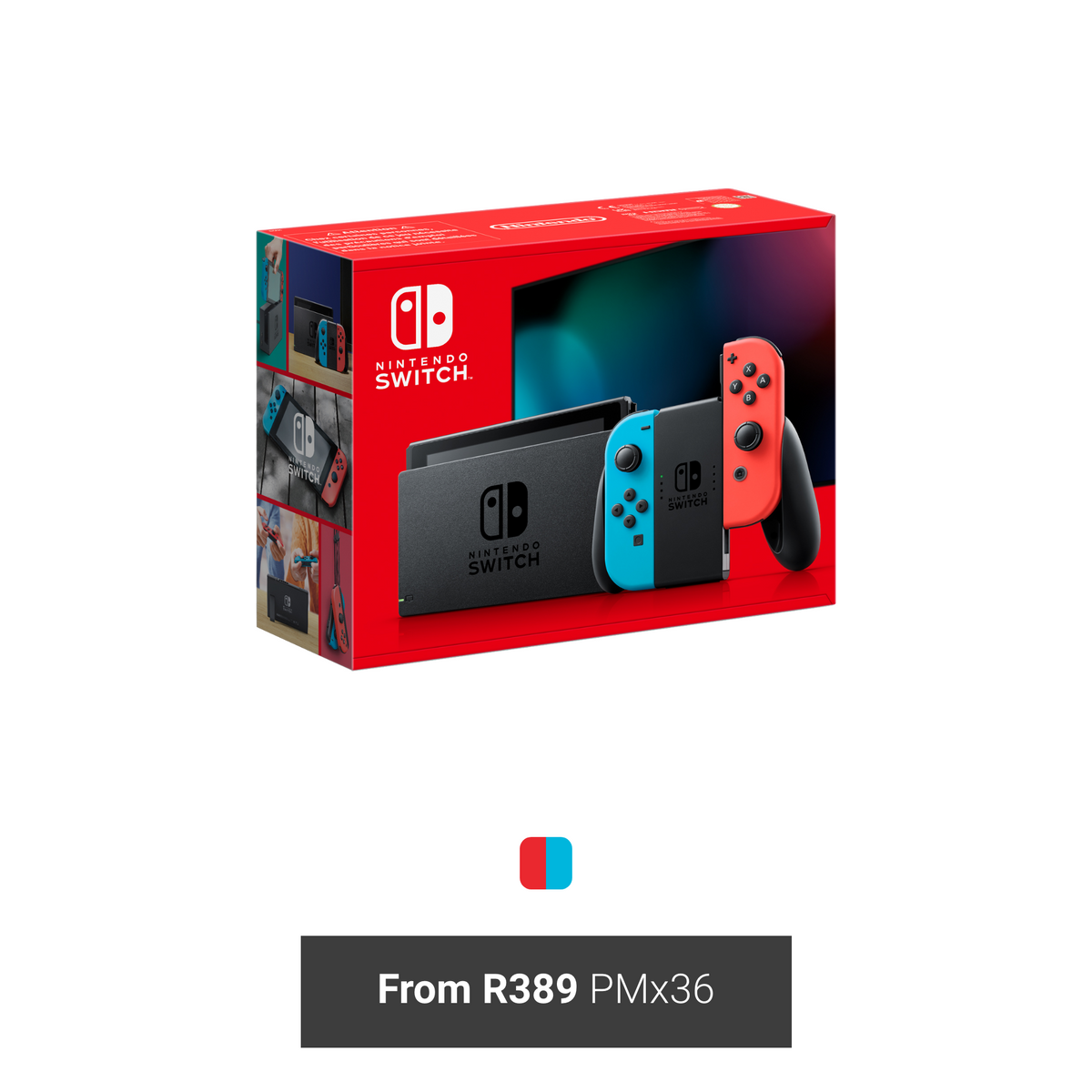 Get a Nintendo Switch from R389pmx36* with 7.5GB | Vodacom
