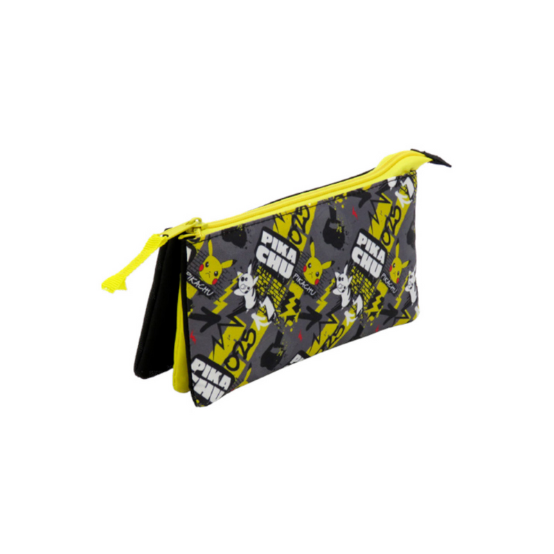 Pokémon - Triple Pencil Bag (Grey)