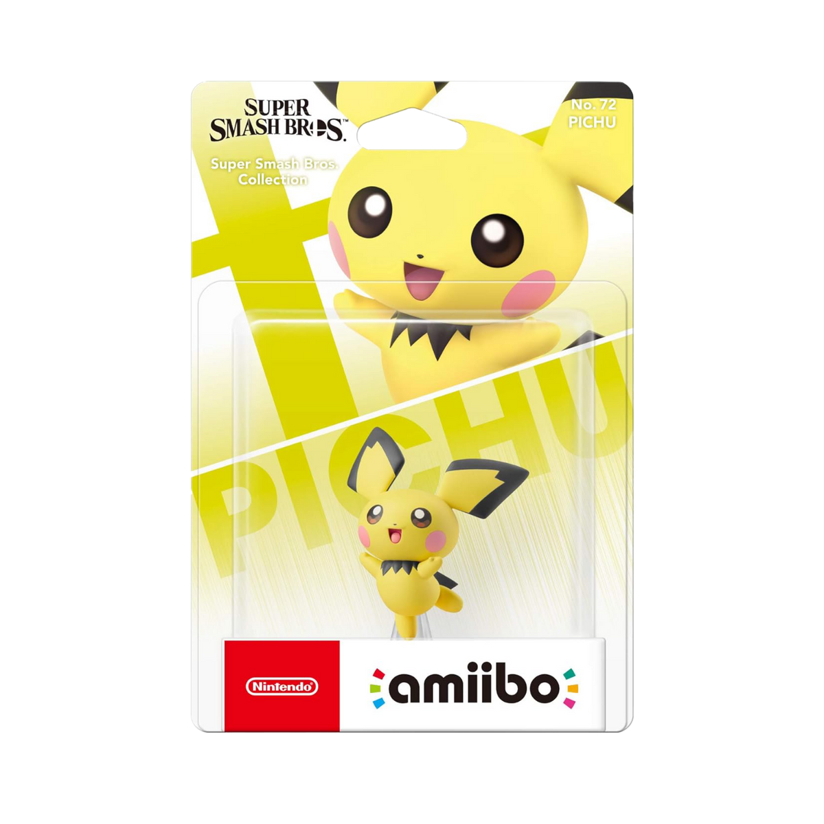 Pichu No.72 amiibo (Super Smash Bros. Collection — Nintendo Online