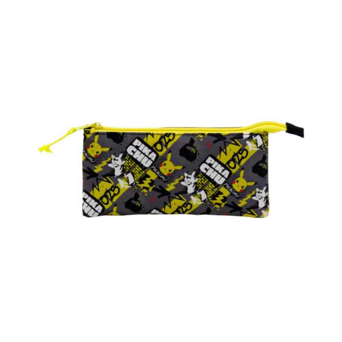 Pokémon - Triple Pencil Bag (Grey)