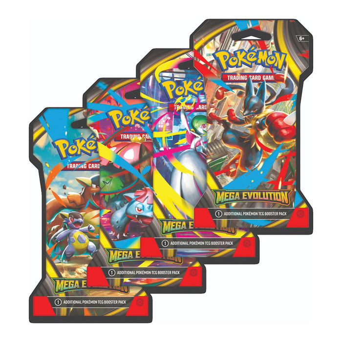 Three packs of Pokémon trading card game booster packs