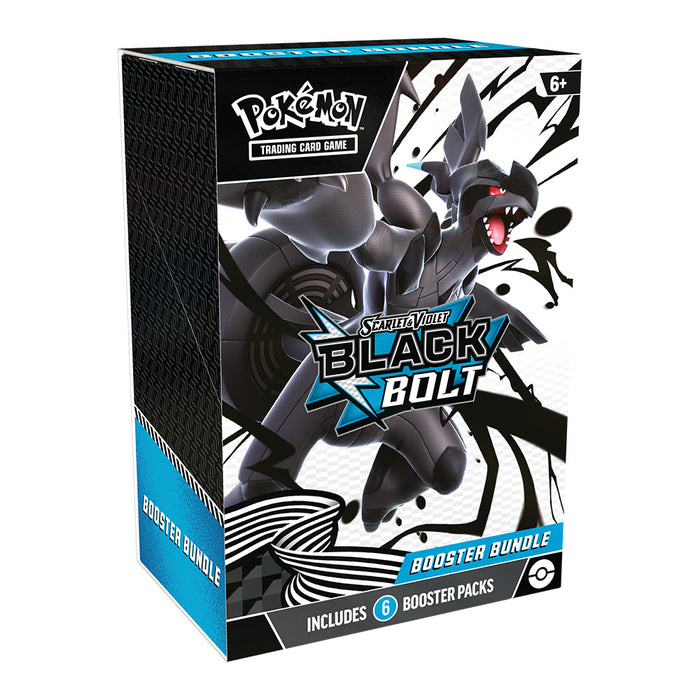 Pokémon Trading Card Game booster bundle packaging featuring Black Bolt.