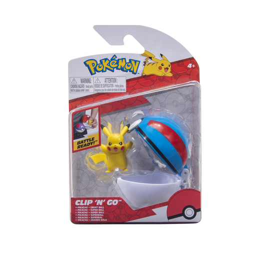 Pokémon Clip 'N Go Pikachu & Great Ball