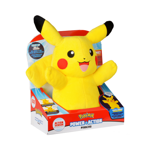 Power Action Pikachu - Pokèmon Feature Plush