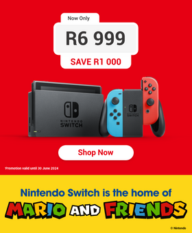 Save R1000 on a Nintendo Switch today!