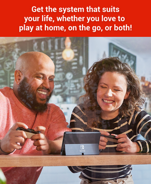 Play anywhere, anytime with the Nintendo Switch Family of consoles!