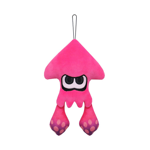 9" Inkling Squid Neon Pink Plush