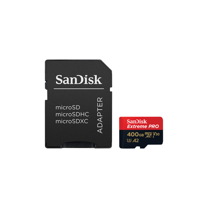 SanDisk Extreme Pro microSD UHS I Card 400GB 170MB