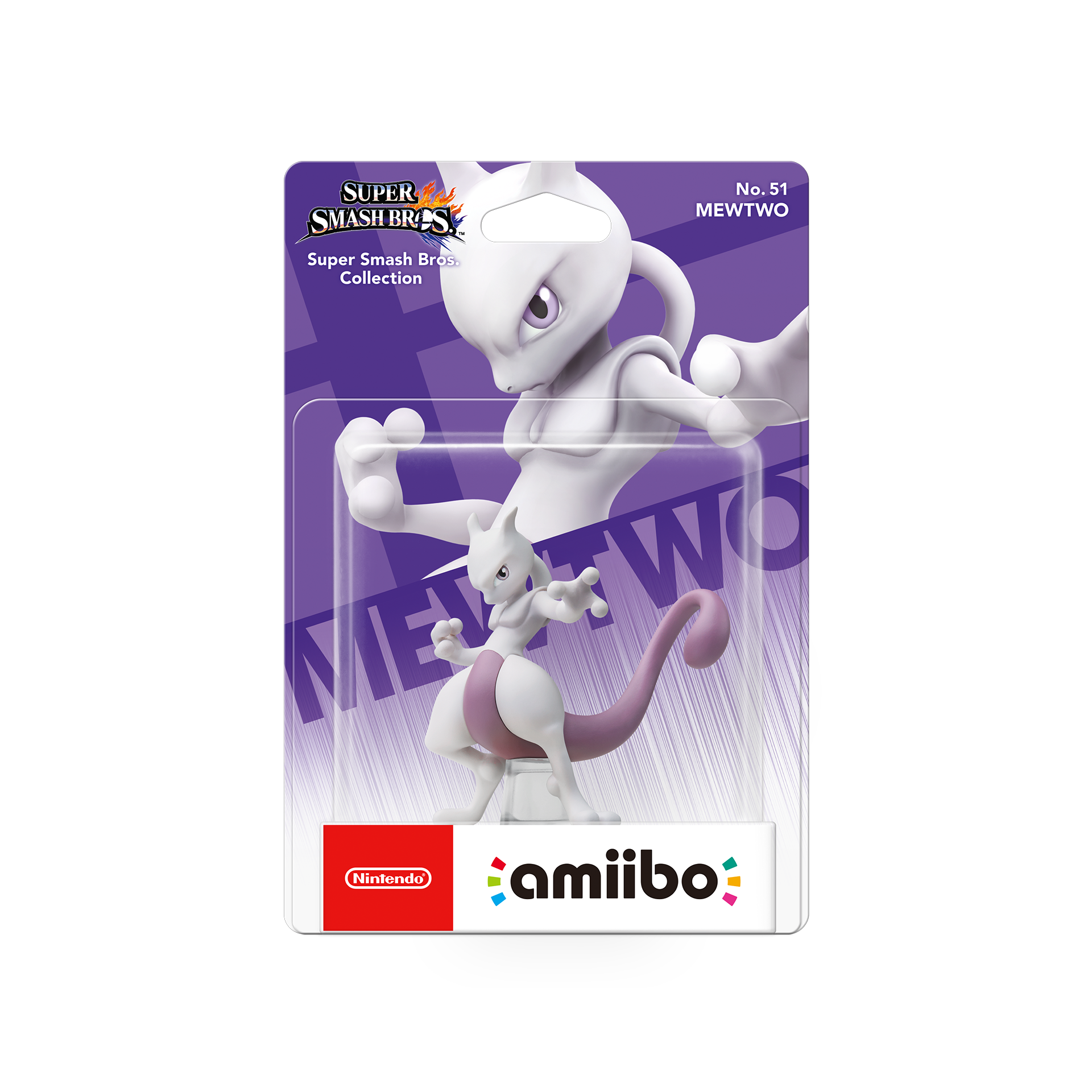 MewTwo No.51 amiibo (Super Smash Bros. Collection)