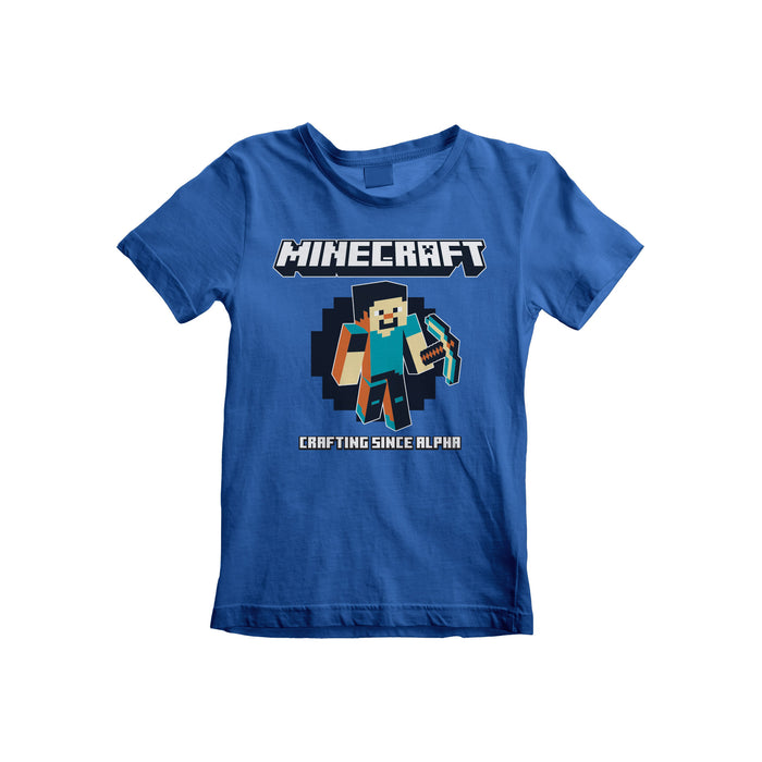 Minecraft - Crafting Since Alpha Kids T-shirt