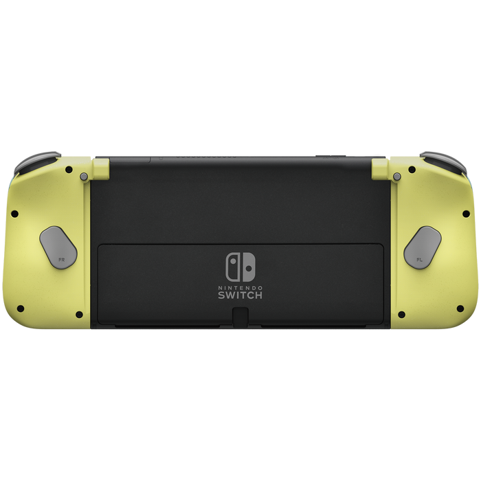 HORI Split Pad Compact for Nintendo Switch and Nintendo Switch OLED - Light  Grey/Yellow