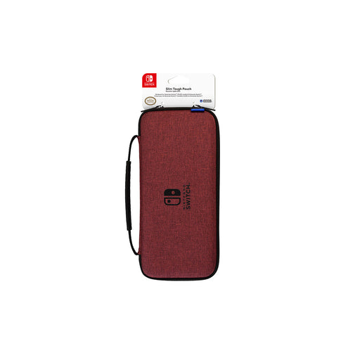 Red Slim Tough Pouch for Nintendo Switch (HORI) pack shot