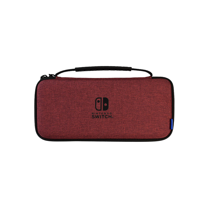 Red Slim Tough Pouch for Nintendo Switch (HORI) front