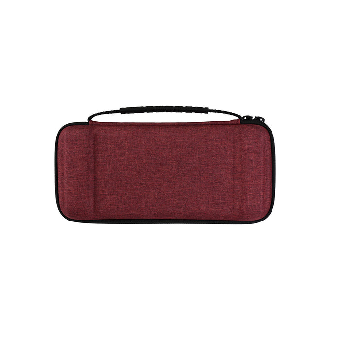 Red Slim Tough Pouch for Nintendo Switch (HORI) back