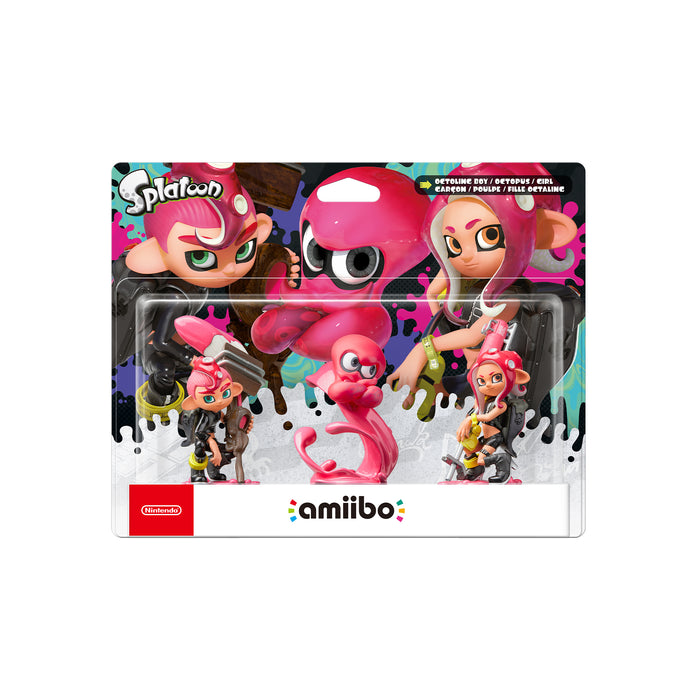 Octoling Triple Pack (Octoling Boy + Octopus + Girl) amiibo (Splatoon Collection)