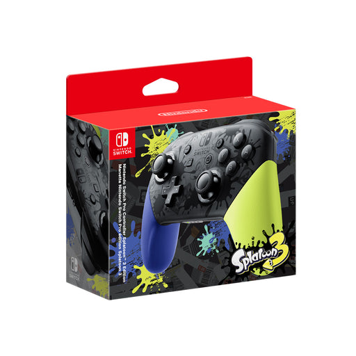 Nintendo Switch Pro Controller Splatoon 3 Edition packshot